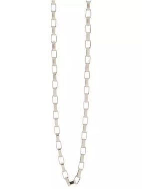 New 16” Metal Gallery Round Link Bracelet